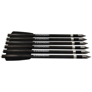 6 Stück 6,3 Steambow schwere Carbon Bodkin Bolzen